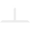 Ekena Millwork Portland Architectural Grade PVC Gable Bracket, 60"W x 30"H x 2"D x 4"F, 12/12 Pitch GBP060X30X0204POR00 - alternate 3